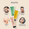 Arata Essential Morning Regime With Facewash , Face Serum-Cream & Toothpaste for Women & Men (150ml)
