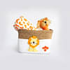 Baby Animals- Cotton Rope Baskets (Set Of 2)