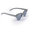 Ibach Standard Size Half Rim Sunglasses In Ash Grey