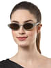 Bellary Standard Size Full Rim Sunglasses In Ash Grey