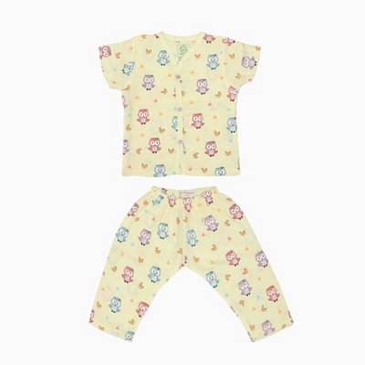 A Toddler Thing Muslin Sleepsuit - Happy Owl image