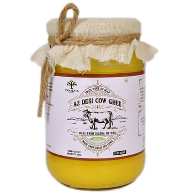 A2 Desi Cow Ghee From A2 Milk Prepared By Traditional Bilona Method 500Ml image