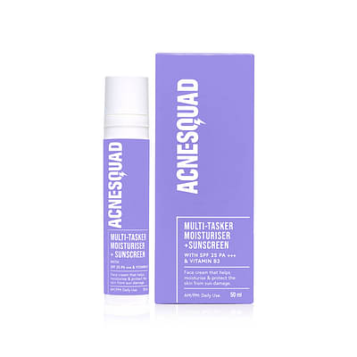 Acne Squad Face Moisturiser With Niacinamide & Spf 25 Pa+++ | 50Ml image