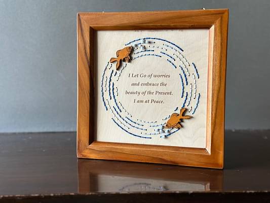 Affirmation Frame - Peace image