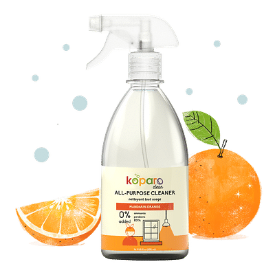 All Purpose Natural Cleaner Liquid Spray - Mandarin Orange - 500Ml image