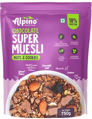 Alpino Chocolate Super Muesli Nuts & Cookies image