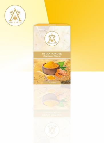 Amarveda Ubtan Powder For Face And Body Fairness,Lightening,Tanning, And Glowing Skin | 100 Gm image