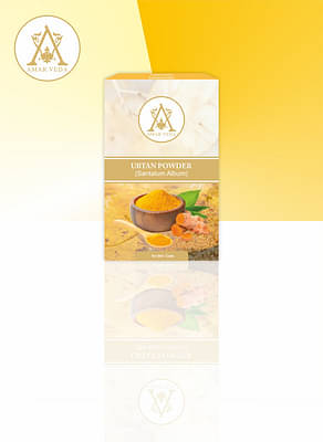 Amarveda Ubtan Powder For Face And Body Fairness,Lightening,Tanning, And Glowing Skin | 100 Gm image