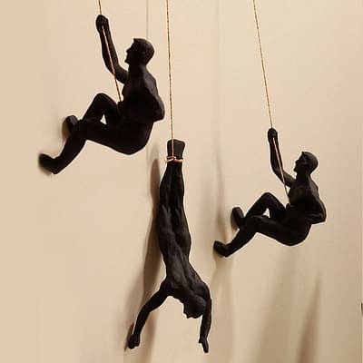 Artecasa Hanging Man-Black image