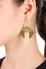 Artizen Handmade Brass Fringe Earrings