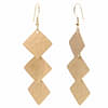 Artizen Handmade Gold Leaf Earrings