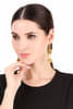 Artizen Handmade Gold Leaf Earrings