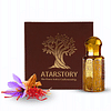 Atarstory Kesar Chandan Attar Perfume Alcohol Free Roll On For Daily Use | Long Lasting Fragrance | Ittar For Men And Women - 12Ml