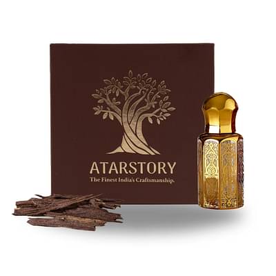 Atarstory Timber Oudh Attar Perfume Alcohol Free Roll On For Daily Use | Long Lasting Fragrance | Ittar For Men And Women - 12Ml image