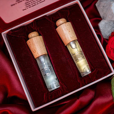 Attar Perfume Combo For Women (Emerald + Rose Gold) (8Ml Per Bottle) image