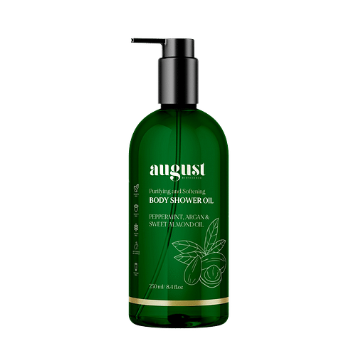 August Bioscience Organic Body Shower Oil Purifying & Softening (250Ml) image