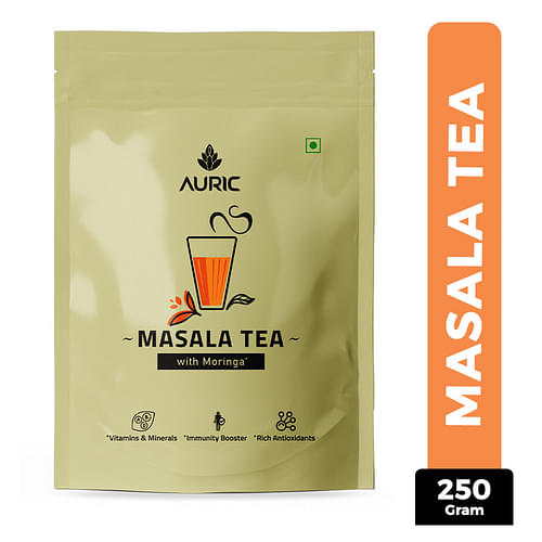 Auric Kadak Moringa Masala Tea (250Gm | 125 Cups) (Pack of 2) image