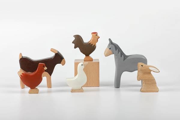 BIRCH FARM ANIMALS SET OF 6 - Combo 2 image