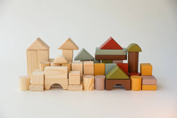 BIRCH LOOSE  BLOCKS - Set of 50 image