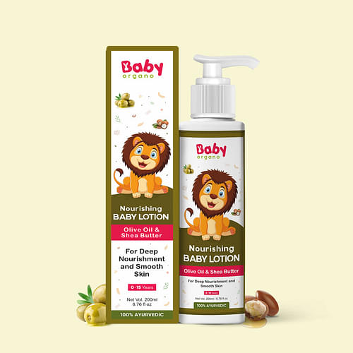 Babyorgano Baby Lotion Cream For New Born Baby (200 Ml) image