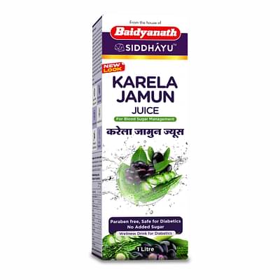 Baidyanath Asli Ayurved Karela Jamun Juice | Diabetes Care| All Natural| No Sugar| Maintain Healthy Sugar Levels - 1 image