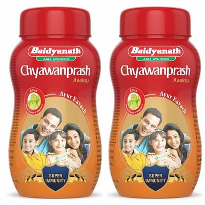 Baidyanath Chyawanprash Awaleha| Natural Immunity Booster - 450 gm (Pack of 2) image