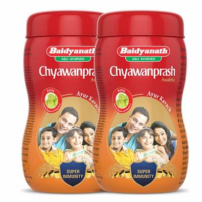 Baidyanath Chyawanprash Awaleha| Natural Immunity Booster - 950 gm (Pack of 2) image