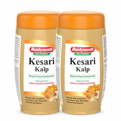 Baidyanath Kesari Kalp Chyawanprash Enriched with Gold, Silver and saffron- 1 kg image