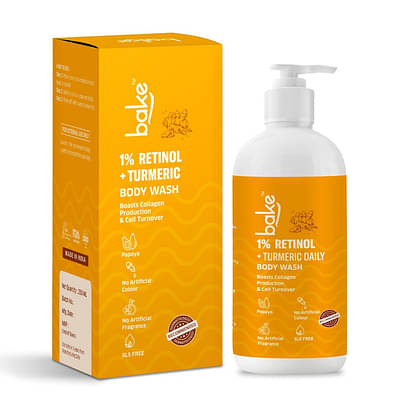 Bake 1% Retinol & Ceramides Body Lotion | Fights Aging & Boosts Collagen Production | 200Ml image