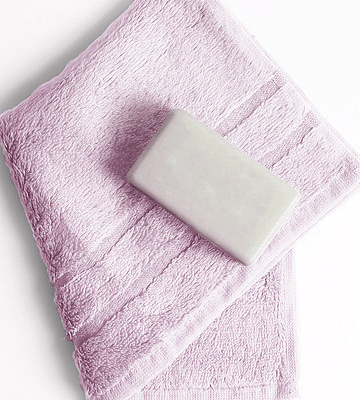 Bamboo Face Towel Pink image