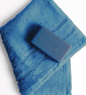 Bamboo Face Towel dark blue image