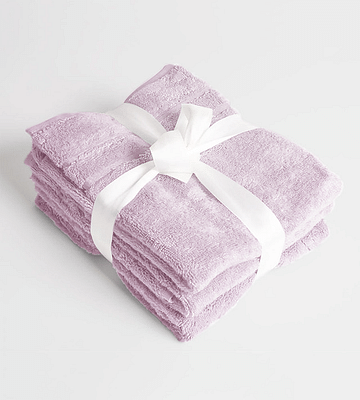 Bamboo Hand Towel Pink image