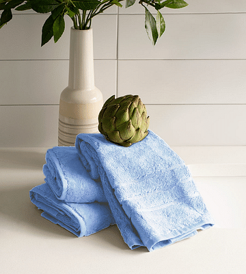 Bamboo Hand Towel light blue image