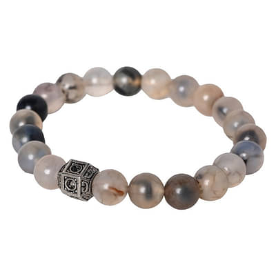 Bamboology | Radiate Calmness with our Chalcedony Healing Gemstone Bracelet - Unlock Healing Benefits for Your Loved One image