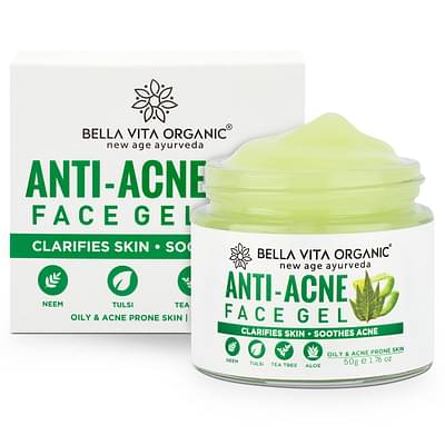 Bella Vita Organic Anti Acne, Pimple Scar Spots Removal Face Gel (50 Gm) image