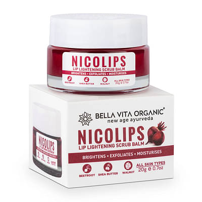 Bella Vita Organic Nicolips Lip Lightening Scrub (20 Gm) image