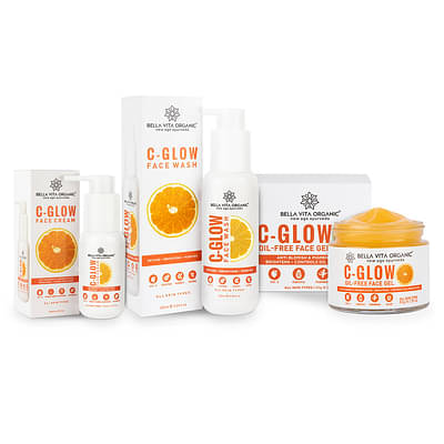 Bella Vita Organic Vitamin C-Glow All Day Skincare Routine- Face Wash 100 Ml + Face Gel 50 Ml + Face Cream 50 Ml (Pack Of 3) image