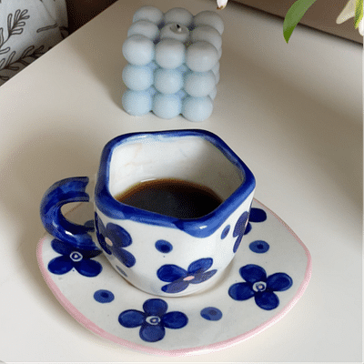 Blue Cup & Saucer image