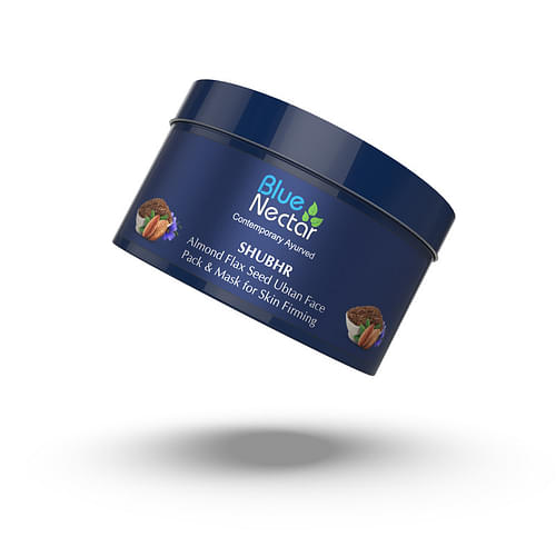 Blue Nectar Almond & Flax Seed Ubtan Face Mask & Pack (100gm) image