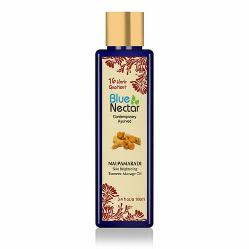 Blue Nectar Ayurvedic Nalpamaradi Tailam for Pigmentation & Uneven Skin Tone (100ml) image