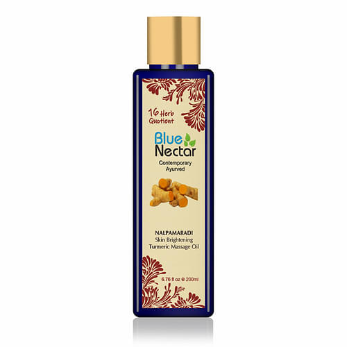 Blue Nectar Ayurvedic Nalpamaradi Tailam for Pigmentation & Uneven Skin Tone (200ml) image