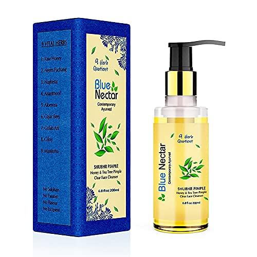 Blue Nectar Ayurvedic Pimple Clear Face Wash (200ml) image