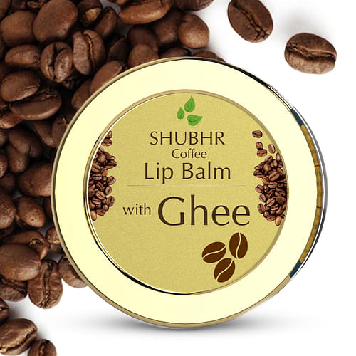 Blue Nectar Shubhr Coffee Lip Balm with Ghee (15gm) image