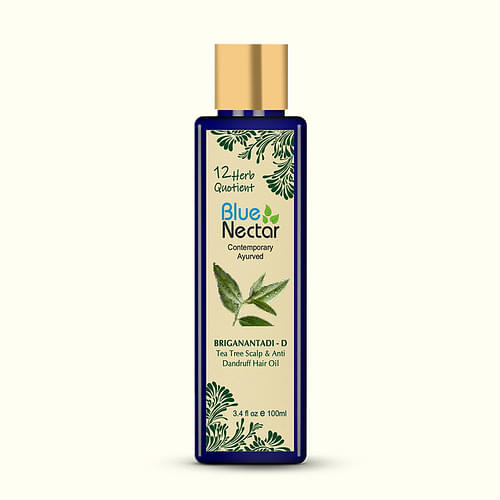 Blue Nectar Tea Tree Anti Dandruff and Healthy Scalp Oil (100ml) image