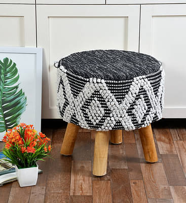 Boho Chic Macrame Ottoman image