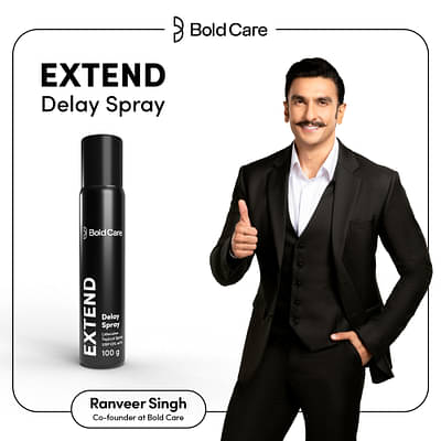 Bold Care Extend Delay Spray For Men, Helping Men Last 5-7X Longer In Bed - 100Ml - Pack Of 1 image