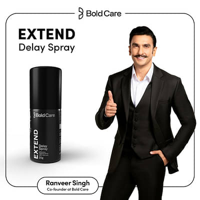 Bold Care Extend Delay Spray For Men, Helping Men Last 5-7X Longer In Bed - 20Ml - Pack Of 2 image