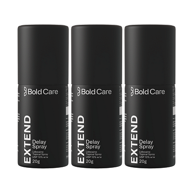 Bold Care Extend Delay Spray For Men, Helping Men Last 5-7X Longer In Bed - 20Ml - Pack Of 3 image