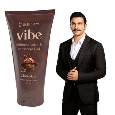 Bold Care Vibe - Natural Personal Lubricant For Men And Women - Premium Chocolate Flavour - Water Based Lube - Skin Friendly, Silicone And Paraben Free - No Side Effects - 50 Ml image