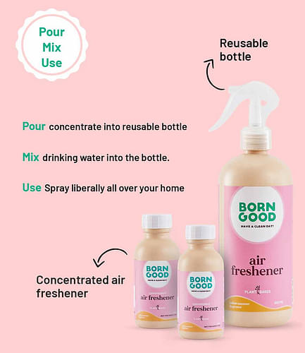 Born Good Plant-based Air Freshener (Himalayan Winter) Concentrate Kit (Makes 1 L) image